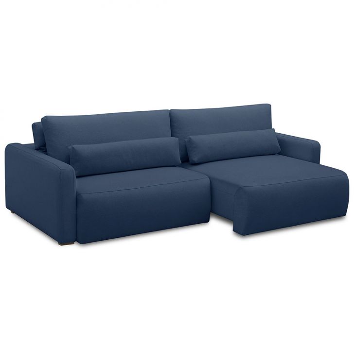 Image of Sofá 4 Lugares Retrátil E Reclinável Siena Veludo Azul PLA-MO895UP49ZHYMOB