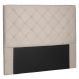 Cabeceira Casal 1,40m Tânia Suede Bege - Pallazio