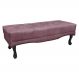 Calçadeira Recamier King 1,95m Vicenza Veludo Uva - Pallazio