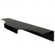 Puxador para Móveis Clean Cava Alumínio Preto 180mm Aluminium Decor