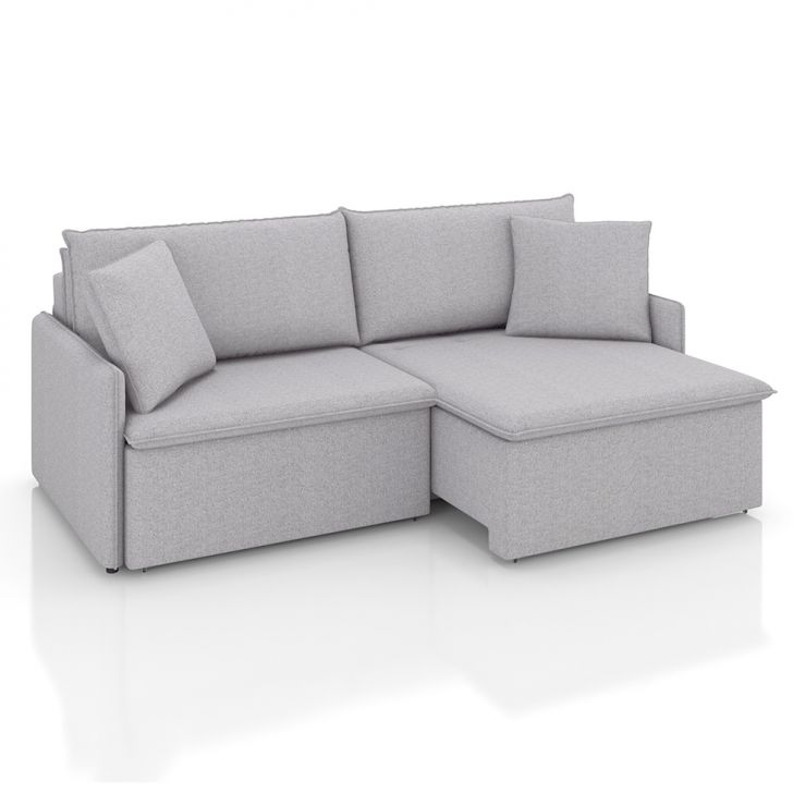 Image of Sofá 3 Lugares Retrátil E Reclinável Stilo Linho Prata 214 Cm PLA-MO173UP39QIUMOB