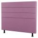 Cabeceira Cama Box Solteiro Malik 90cm Suede Rosa - Desk Design