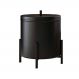 Lixeira Alumínio com Tampa 6L Luxe D09 Preto - Mpozenato