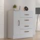 Comoda 1 Porta 4 Gavetas Ibitinga Branco