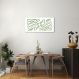 Quadro Floral Boho 60x30 Sem Moldura