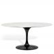 Mesa Saarinen Tulip Jantar Espírito Santo 180x100cm Base Preta