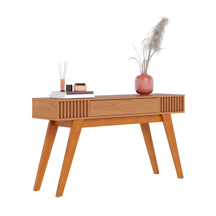 Aparador Ripado Riviera 1 Gaveta Freijó