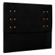 Cabeceira King 1,95m Genova Suede Preto - Pallazio