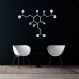 Quadro Escultura Fórmula Química Cerveja 120x85 Branco