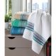 Toalha de Banho Felpudo Liso Jacquard Premium Verde