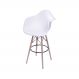 Banqueta Eames DKR com Braço - Branco