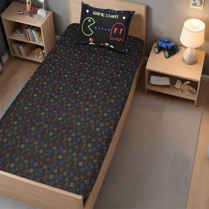 Jogo de Cama Solteiro 2 Pçs Joy 70% Algodão 30% Poliéster Pac Controle