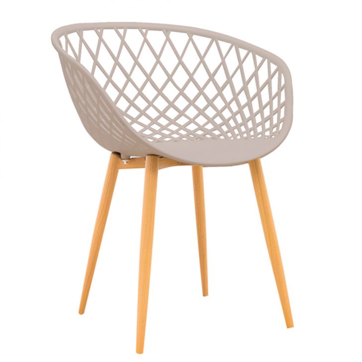 Cadeira de Jantar Clarice Bege