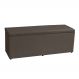 Calçadeira Recamier Baú Solteiro 0,90m Berlim Suede Marrom - Pallazio