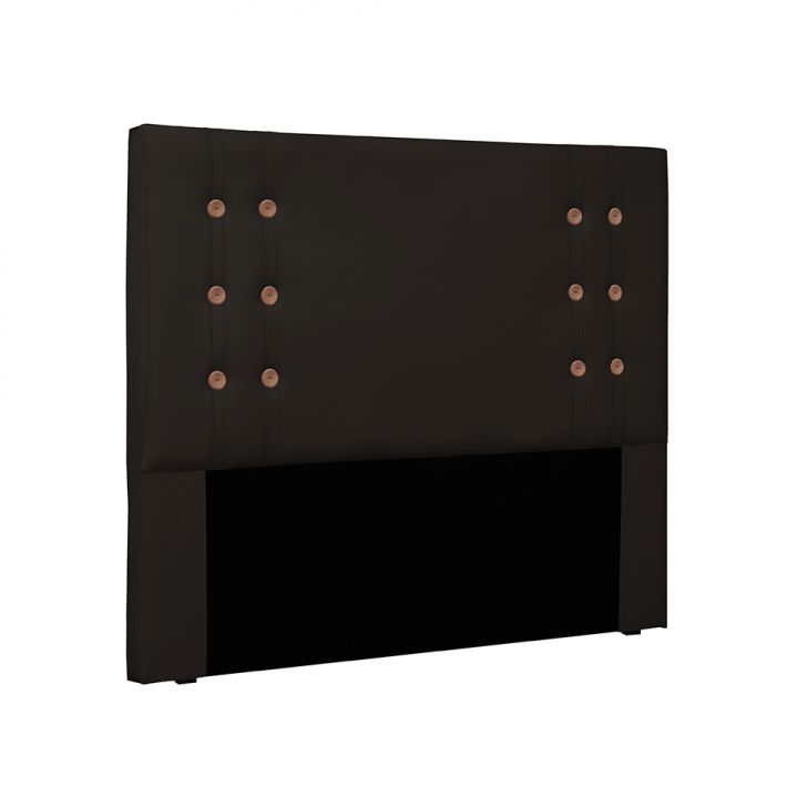 Cabeceira Queen Gênova Poliuretano Marrom