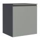 Balcão Armário de Cozinha 60 cm 1 Porta Suspenso Cinza Nice Madesa