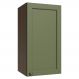 Armário Aéreo 35 cm 1 Porta Rustic/Verde Vik Madesa