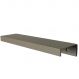 Puxador para Móveis Clean Reto Alumínio Champagne 125mm Aluminium Decor