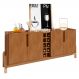 Buffet com Adega 2 Portas Foshan Cedro