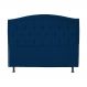 Cabeceira Casal Queen 160cm Para Cama Box Diana Suede Azul Marinho - DS Estofados