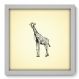 Quadro Decorativo - Girafa - 062qdsb