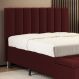 Cabeceira Nashira 195 para Cama King N-034 Veludo Bordô Aradecor
