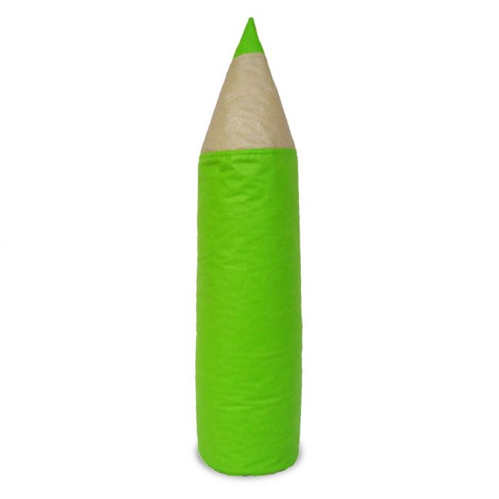 Puff Infantil Lápis Em Verde Limão