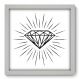 Quadro Decorativo - Diamante - 061qddb