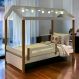 Cama Casa Elisa Branca Com Led E Colchão