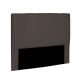 Cabeceira Arizona Para Cama Box Solteiro 90 cm Suede Café - D'Rossi