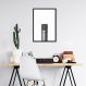 Quadro Microfone 43x30 Caixa Preto