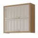 Armario Aereo Divina 80 cm com 2 Portas Freijo/Off White