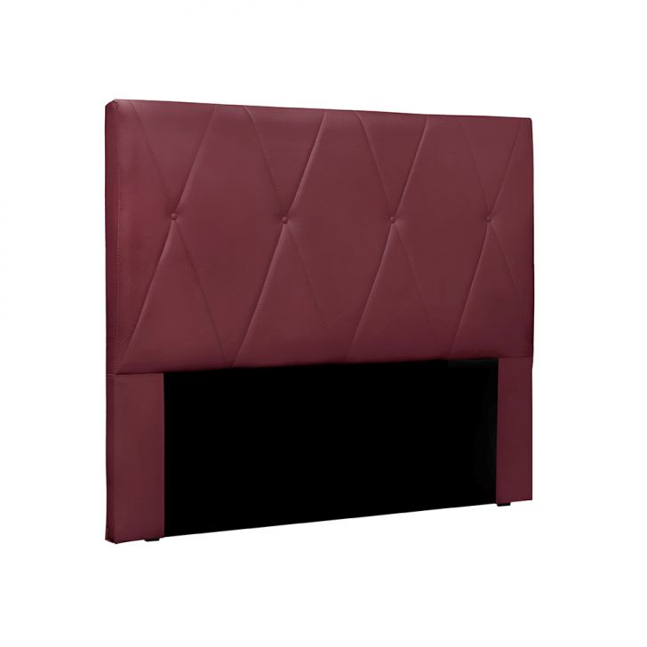 Cabeceira King Aquilla Veludo Vinho
