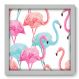 Quadro Decorativo - Flamingos - 230qdsb