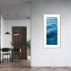 Quadro Oceano 86x43 Filete Marfim