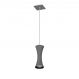 Lustre Pendente 7941 1 Lâmpada Soquete E27 Prata