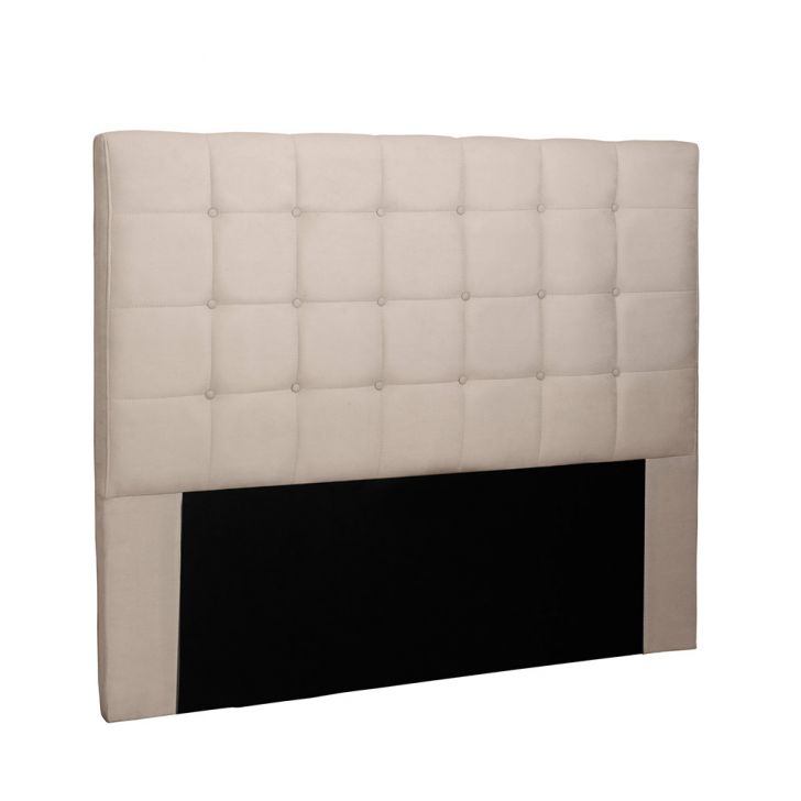 Cabeceira Verona Para Cama Box Solteiro 90 cm Suede Bege - D'Rossi