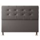 Cabeceira Queen 1,60m Atenas Suede Cinza - Pallazio
