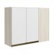 Armario Canto Reto 2P MDF 89cm Kali 12213 Bianco Toq Branco Uv Nicioli