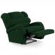 Poltrona do Papai Reclinável Kalie Power Touch Massagem FH9 Veludo Verde - Mpozenato