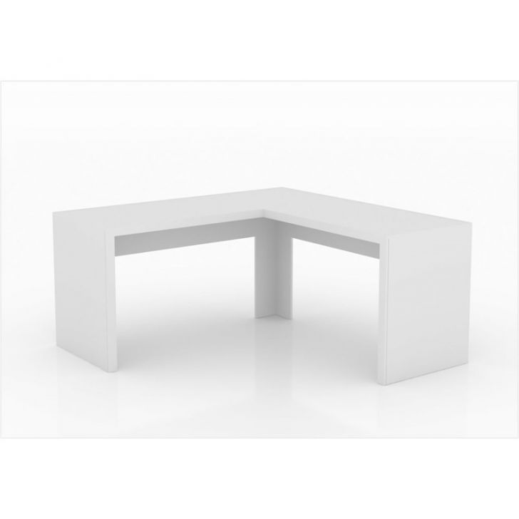 Mesa de canto para Home Office ME4116 Branco - Tecno Mobili
