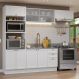 Armário de Cozinha Completa 270 cm Branco Vik Madesa 03
