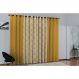 Cortina de Janela para varão Larissa Prime Ouro 1 peça Textil Lar