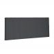 Cabeceira Painel Verona Para Cama Box King 195 cm Suede Cinza - D'Rossi