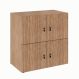 Armário Locker Duplo Module 4 PT Ameixa