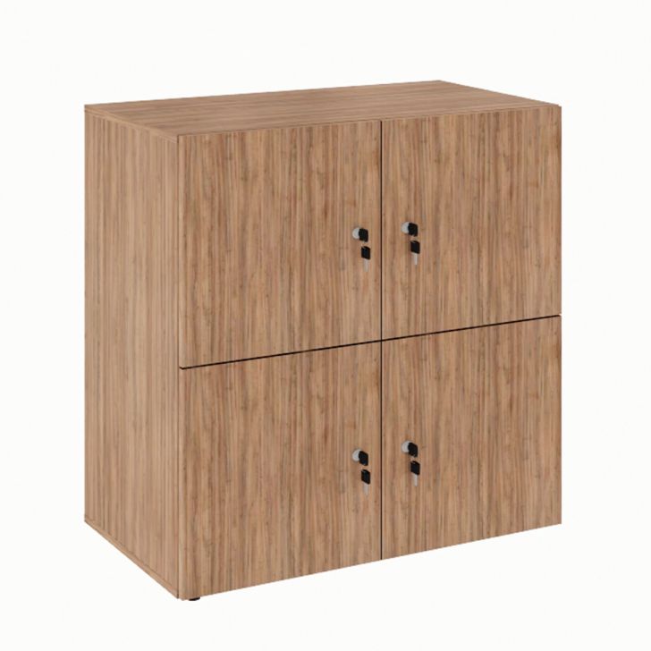 Armário Locker Duplo Module 4 PT Ameixa