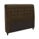 Cabeceira Casal 140cm Damares Suede Chocolate ID Milani Store
