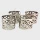 Conjunto Porta Guardanapo Metal 4 peças