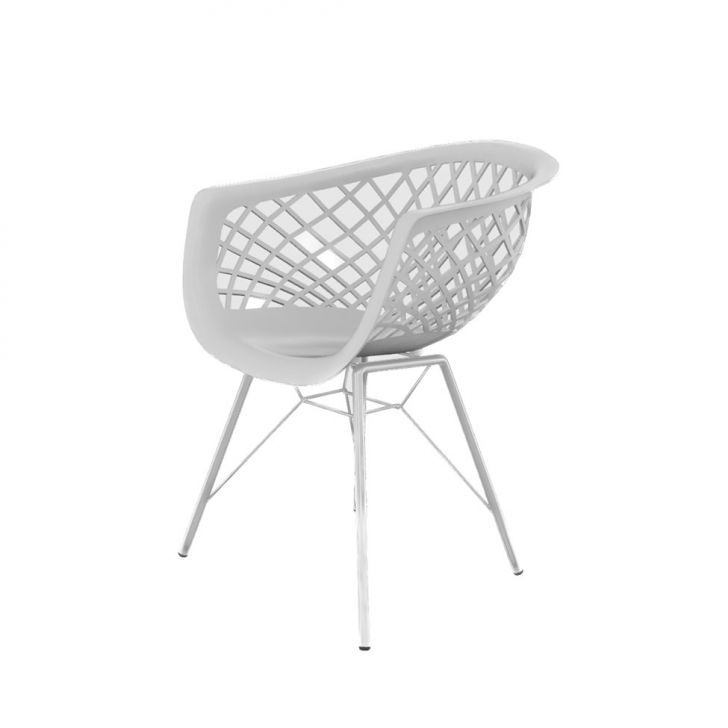 Cadeira Web Steel Branca