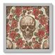 Quadro Decorativo - Caveira - 33cm x 33cm - 084qndbb